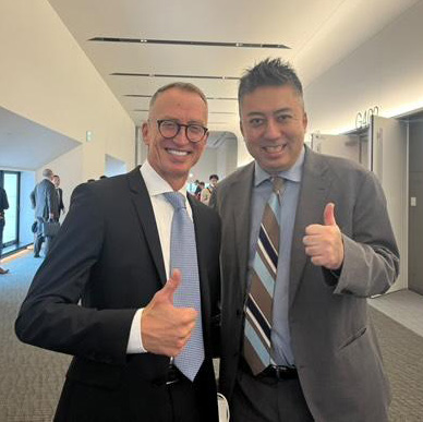 マーカス・ブラッツ先生　日本審美歯科学会にて